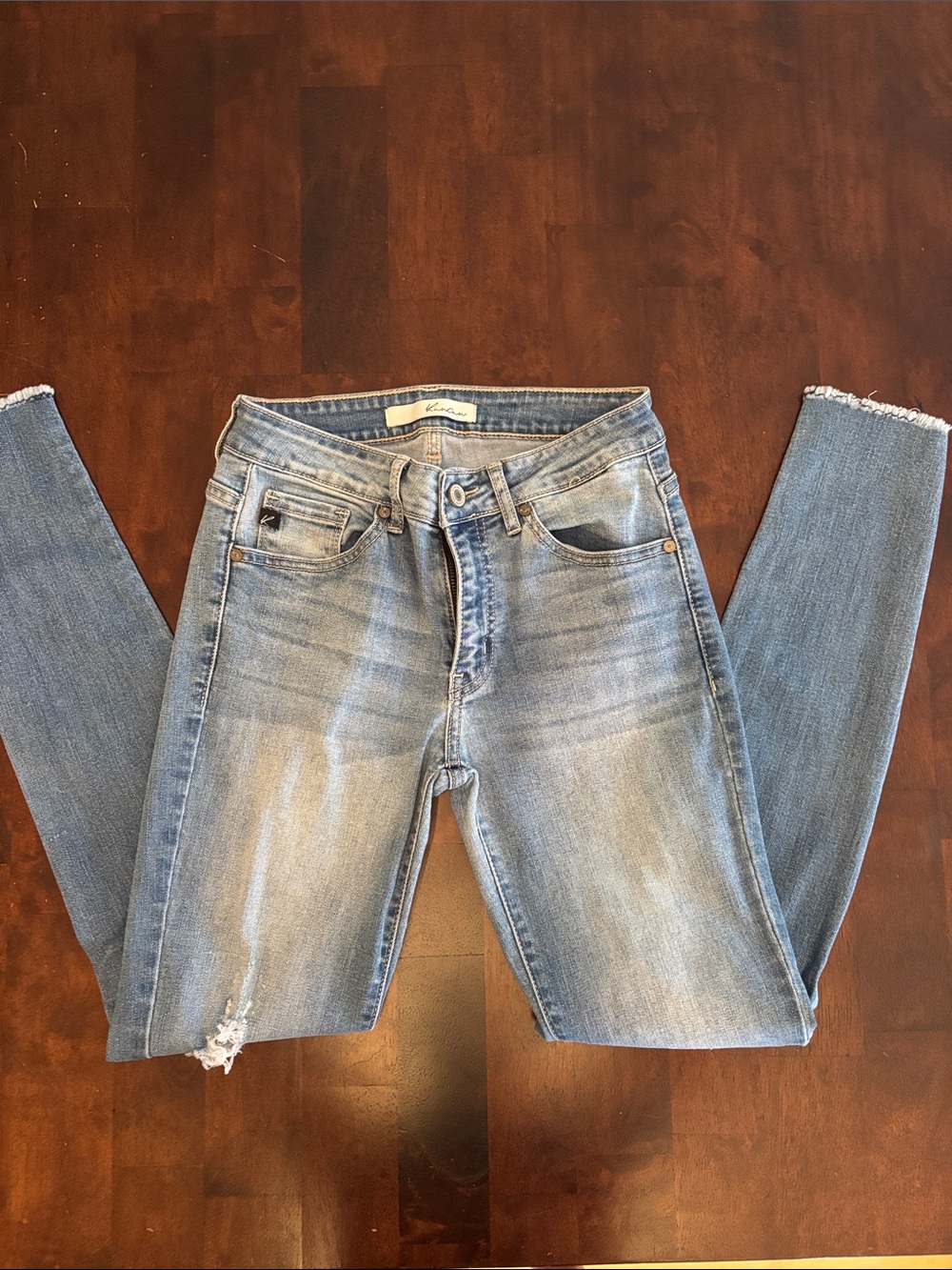 KanCan Light Blue Distressed Skinny Jeans